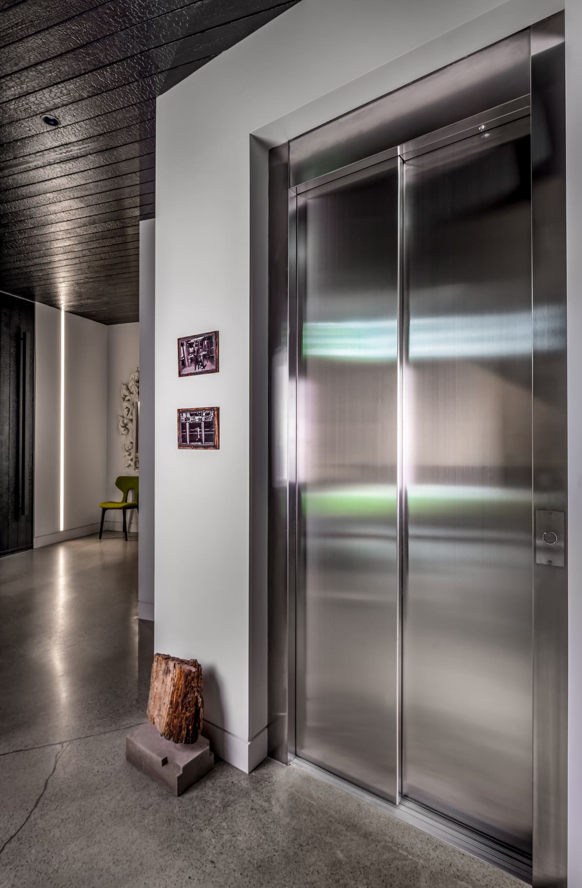 Contemporary living in Oakville with an elevator for easy access above or below.